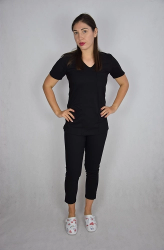 bluza medyczna czarna