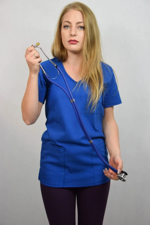 scrubs niebieski