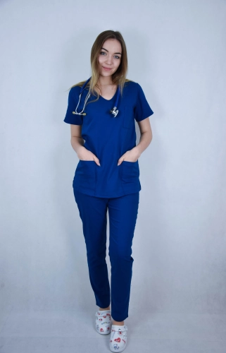 odzież medyczna kolor morski