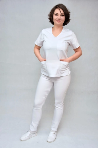 odzież medyczna biała