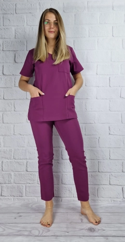 odzież medyczna różowa