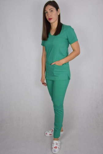 zielony scrubs