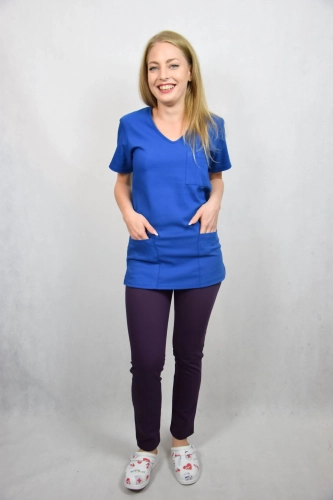 czarne spodnie medyczne