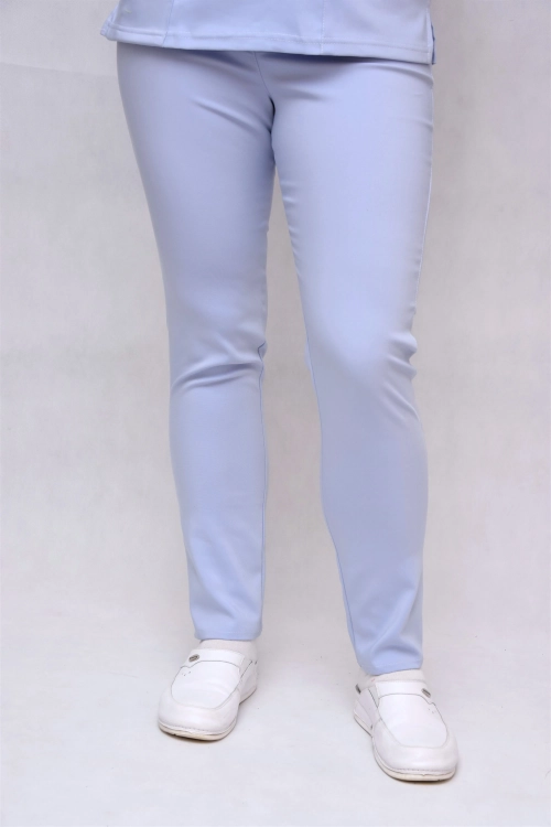 spodnie medyczne z wysokim stanem