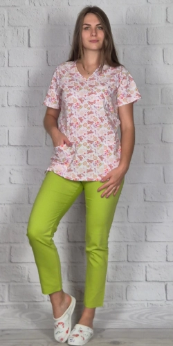scrubs zielony damski