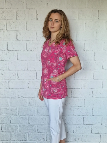 bluzy medyczne we wzorki