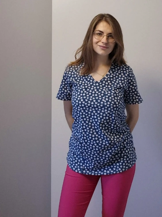 bluza medyczna damska wzory