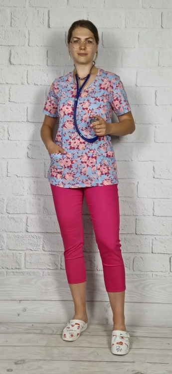 bluzy medyczne we wzory