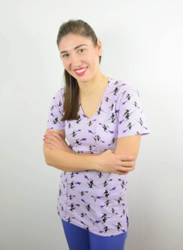 bluza medyczna damska elastyczna