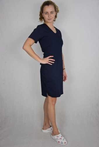 sukienki medyczne kolorowe bawełniane