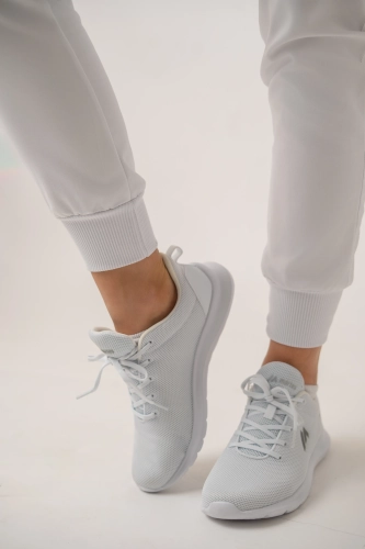 spodnie medyczne białe damskie