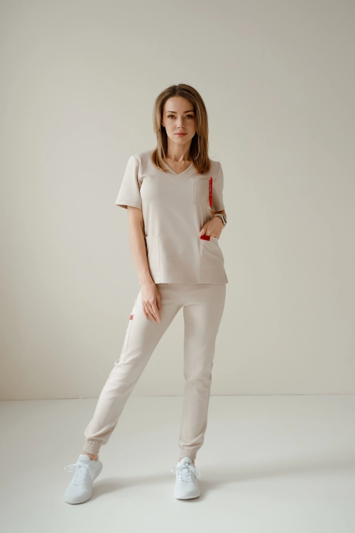 komplet medyczny waniliowy