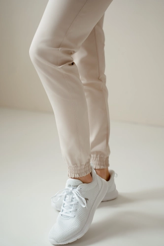 spodnie medyczne beżowe