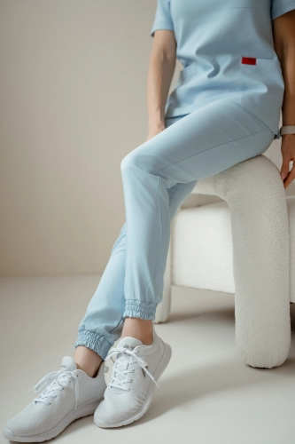 spodnie medyczne niebieskie