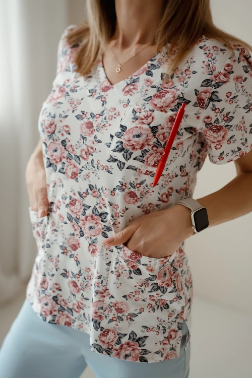 bawełniana bluza medyczna