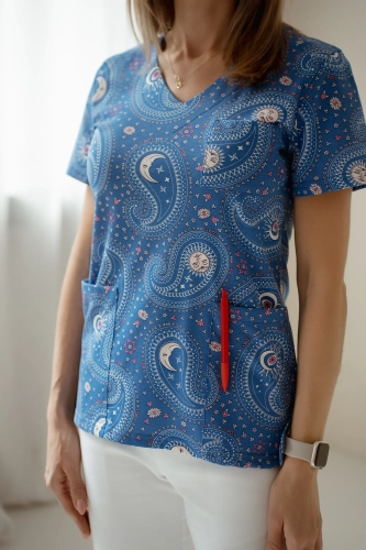 bawełniana bluza medyczna