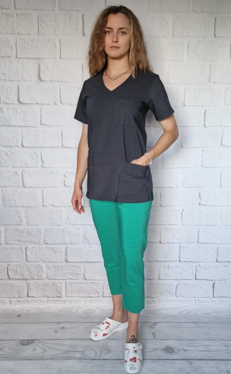 spodnie medyczne zielone